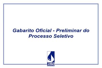 Gabarito Oficial - Preliminar do Processo Seletivo