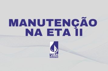 Manutenção na ETA II