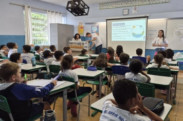 SAAE promove ações do Dia Mundial da Água na Escola Estadual Effie Rolfs