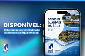 SAAE publica Relatório Anual de Qualidade da Água de 2025