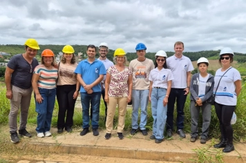 Projeto Social da ETE promove primeira visita de  moradores do entorno à área de obras 