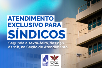 Seção de Atendimento do SAAE define horário de atendimento para síndicos
