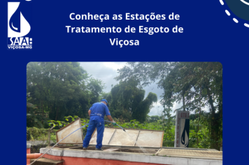 Conheça as Estações de Tratamento de Esgoto de Viçosa