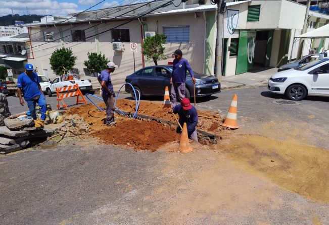 SAAE realiza obra para aprimorar abastecimento no bairro de Ramos