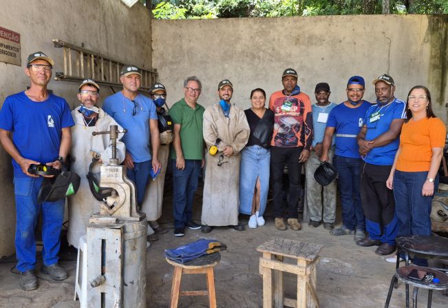 Curso de soldagem capacita servidores do SAAE, Prefeitura e sociedade civil