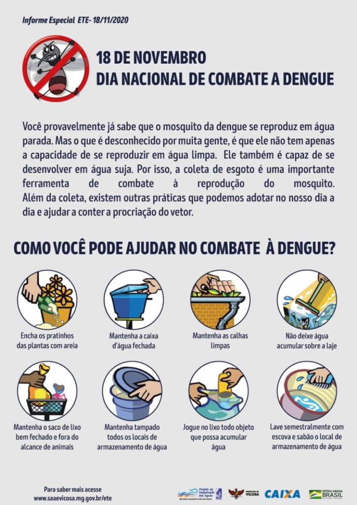 18 de novembro - Dia Nacional de Combate a Dengue