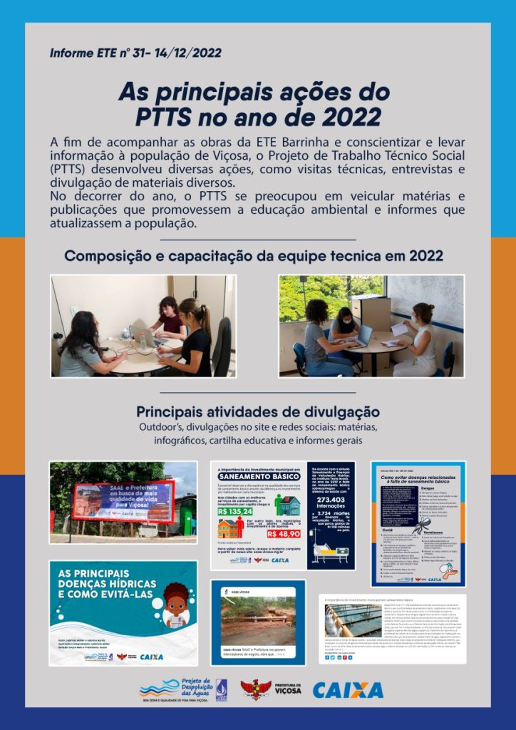 As Principais ações do PTTS no ano de 2022